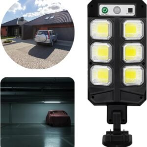 Luz solar de pared con mando 72 LED