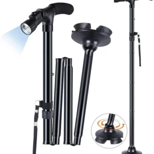 Bastón Plegable con luz LED