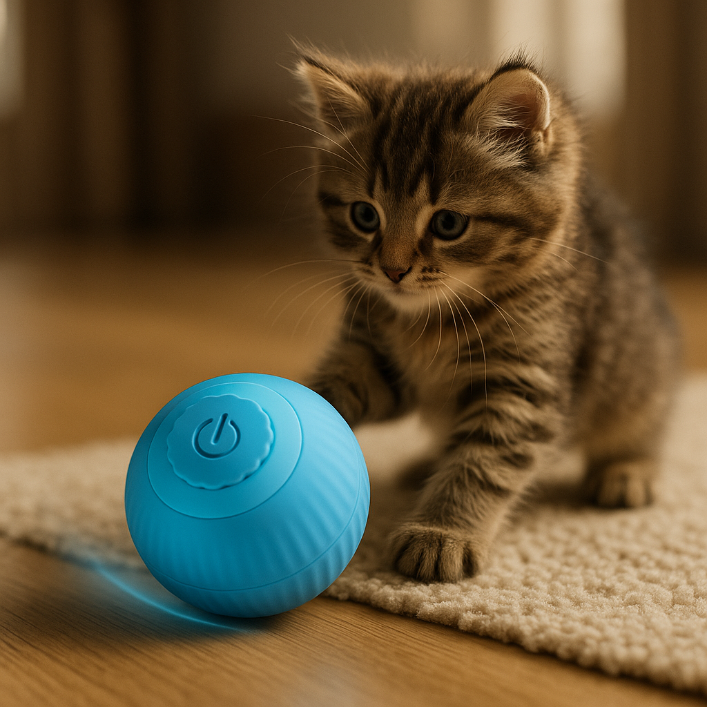 Bola de juguete interactivo para gatos - Imagem 4