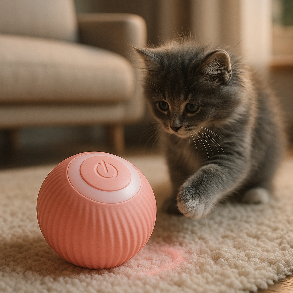 Bola de juguete interactivo para gatos - Imagem 3